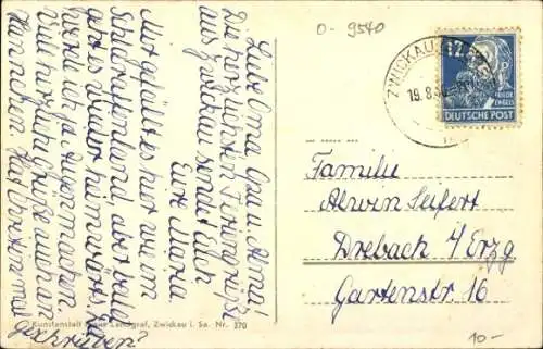 Ak Planitz Zwickau in Sachsen, Gesamtansicht