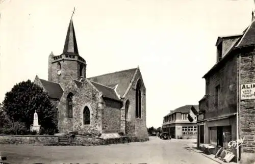 Ak Hillion Côtes d'Armor, Kirche