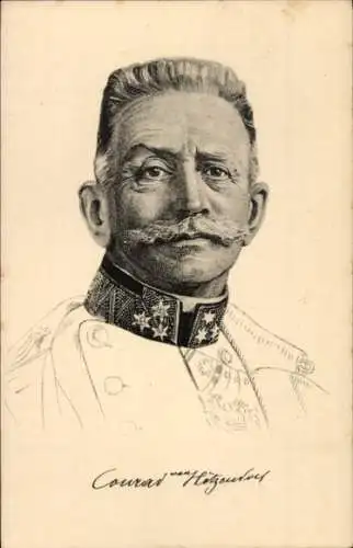 Künstler Ak Generaloberst Freiherr von Hoetzendorf, Portrait, Stengel 49194