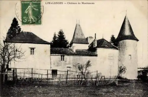 Ak Limalonges Deux Sèvres, Schloss Monteneau