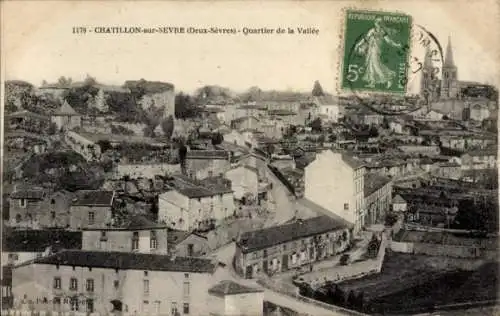 Ak Chatillon sur Sevre Deux Sèvres, Quartier de la Vallée