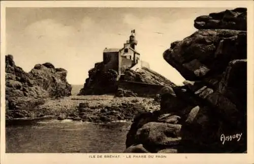 Ak Île de Bréhat Côtes d’Armor, Le Phare du Paon