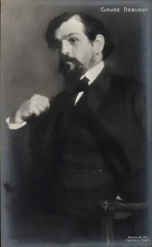 Ak Komponist Claude Debussy, Portrait