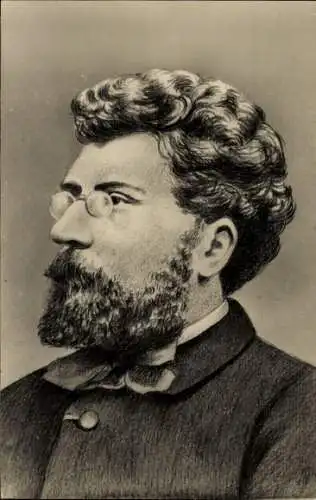 Ak Komponist Georges Bizet, Portrait