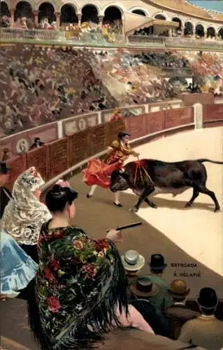 Ak Corrida de Toros, Estocada a Volapie