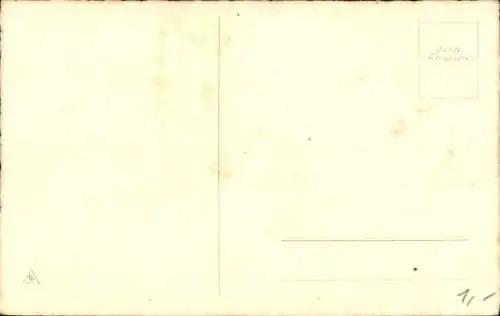 Ak Briefmarkensprache, Liebespaar, Blumenstrauß