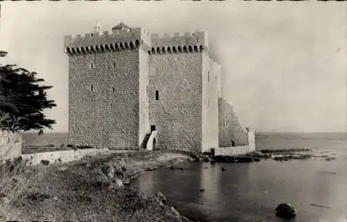 Ak Île Saint Honorat Îles de Lérins Alpes Maritimes, Abtei Notre Dame