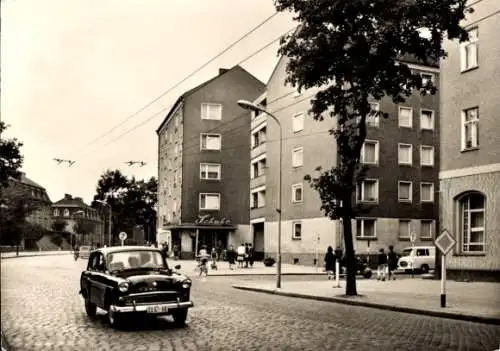 Ak Eberswalde in der Mark, Eisenbahnstraße, Trabant