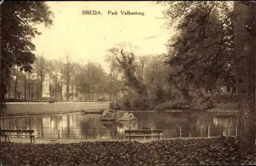 Ak Breda Nordbrabant Niederlande, Park Valkenberg