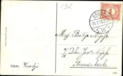 Ak Breda Nordbrabant Niederlande, Park Valkenberg, Breda.