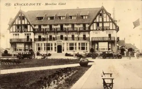 Ak Zoute Knokke Heist Heyst Knocke sur Mer Westflandern, Memline Hotel