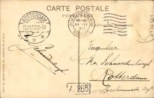 CPA Anvers Anvers Flandre, La Gare