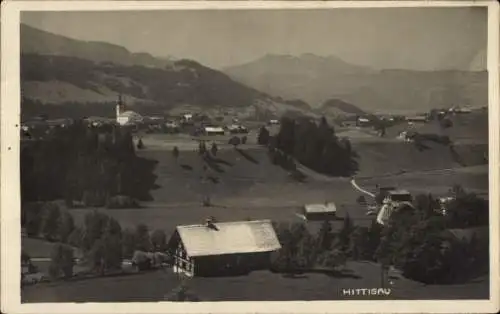 Foto Ak Hittisau Vorarlberg, Panorama