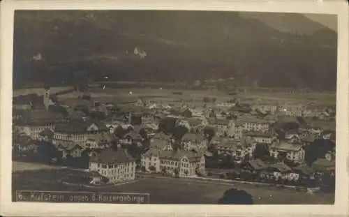 Ak Kufstein in Tirol, Gesamtansicht, Kaisergebirge