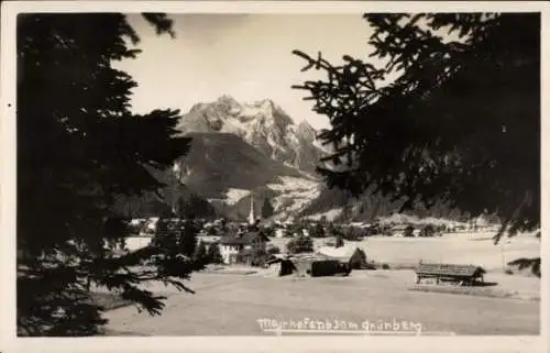 Foto Ak Mayrhofen im Zillertal Tirol, Grünberg