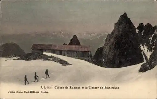 Ak Orsières Kanton Wallis, Cabane de Saleinaz, Clocher de Planereuse