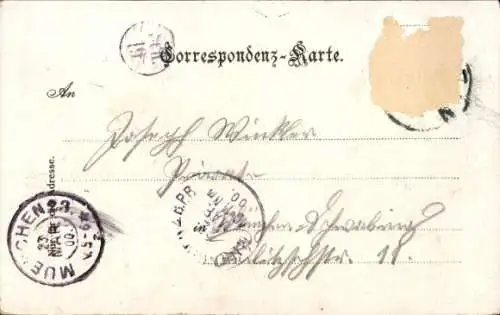 Ak Meran Merano Südtirol, Promenade mit Steinernensteg