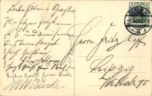 Ak Berlin Mitte, Kronen Café, Innenansicht, Kronen-Str. 61-63