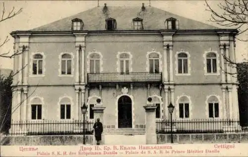 Ak Цетиње Cetinje Montenegro, Palais S. K. H. des Erbprinzen Danilo