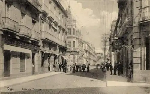 Ak Vigo Galicia España, Calle del Principe