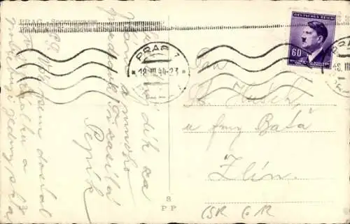 Ak Praha Prag Tschechien, Straßenansicht