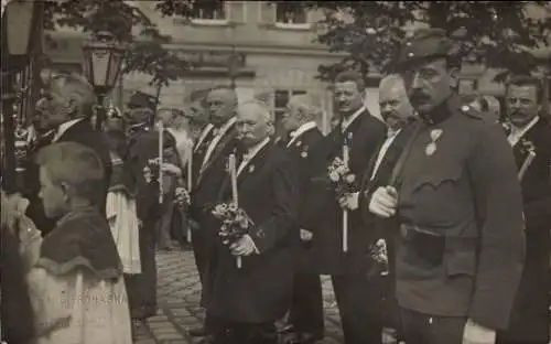 Foto Ak Wien, Veteranen-Treffen, Krieger-Verein