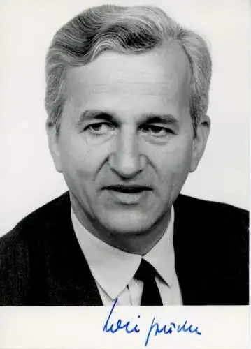 Autogramm Dr. Richard von Weizsäcker, Regierender Bügermeister von Berlin, Bundespräsident