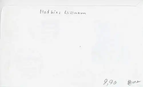 Autogramm Matthias Wissmann, Verkehrsminister