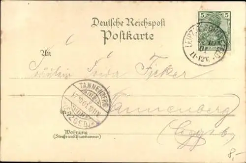 Wappen Passepartout Ak Leipzig in Sachsen, Aufzug der Wache, Naschmarkt