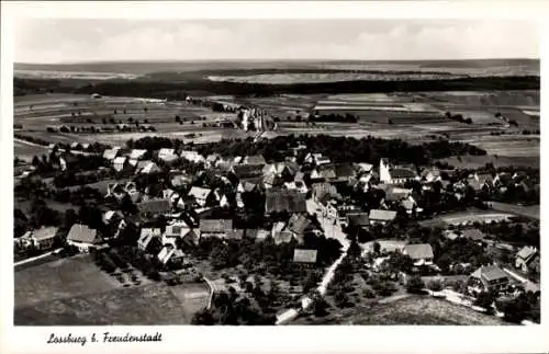 Ak Rodt Loßburg im Kreis Freudenstadt, Fliegeraufnahme