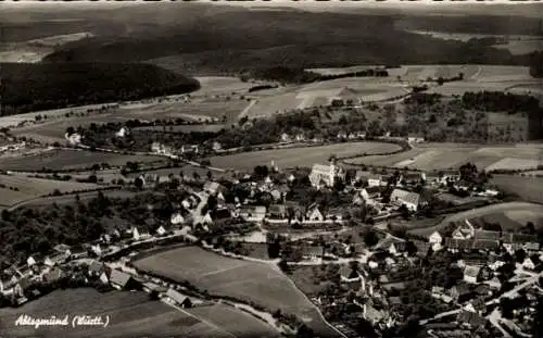 Ak Abtsgmünd Ostalbkreis, Fliegeraufnahme