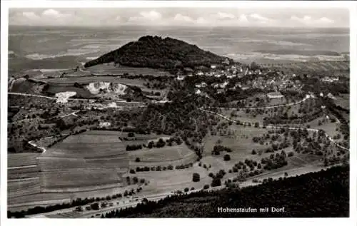 Ak Hohenstaufen Göppingen in Württemberg, Fliegeraufnahme