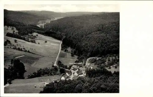 Ak Göppingen in Württemberg, Diakonissenheim, Nassachmühle, Fliegeraufnahme