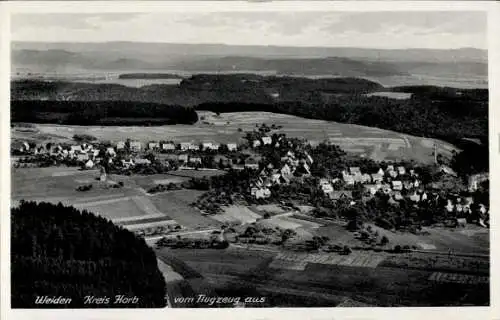 Ak Weiden (OA Horb) Dornhan im Schwarzwald Württemberg, Fliegeraufnahme