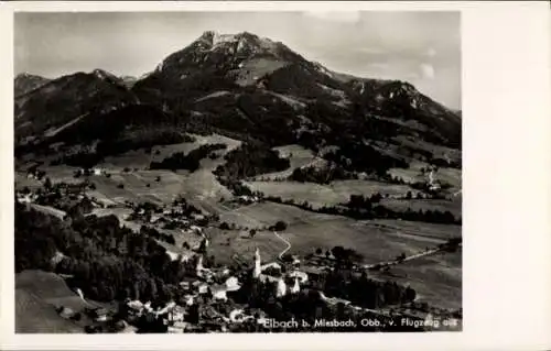 Ak Elbach Fischbachau in Oberbayern, Fliegeraufnahme