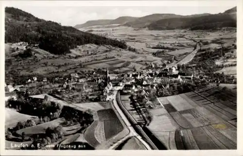 Ak Laufen an der Eyach Albstadt im Zollernalbkreis, Fliegeraufnahme