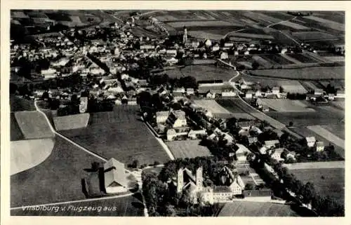 Ak Vilsbiburg in Niederbayern, Fliegeraufnahme