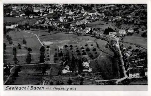 Ak Sasbach am Kaiserstuhl, Fliegeraufnahme