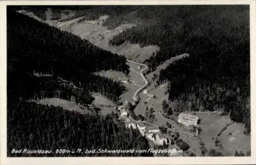 Ak Bad Rippoldsau Schapbach im Schwarzwald, Fliegeraufnahme