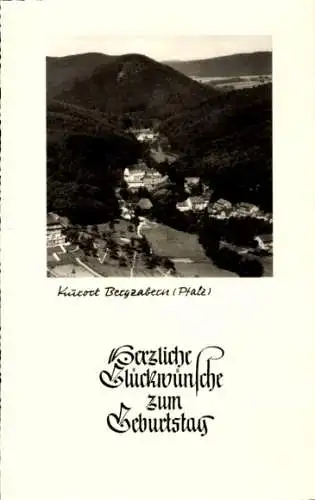 Ak Bad Bergzabern Rheinpfalz, Fliegeraufnahme