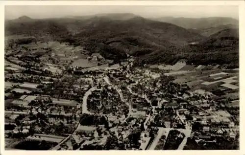 Ak Bad Bergzabern an der Weinstraße Pfalz, Fliegeraufnahme