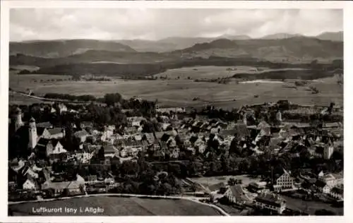 Ak Isny im Allgäu, Fliegeraufnahme