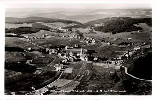 Ak Schönwald im Schwarzwald, Fliegeraufnahme