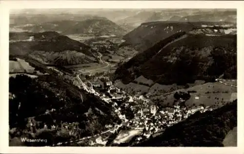 Ak Wiesensteig in Württemberg, Fliegeraufnahme