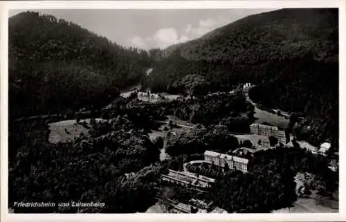 Ak Friedrichsheim Malsburg Marzell im Schwarzwald, Luisenheim, Fliegeraufnahme