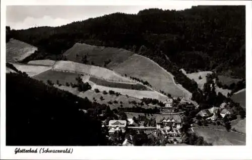 Ak Glotterbad im Schwarzwald, Fliegeraufnahme