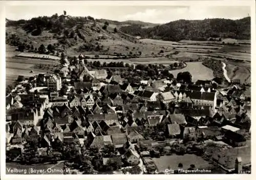 Ak Velburg in der Oberpfalz, Fliegeraufnahme