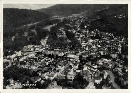 Ak Greiz im Vogtland Thüringen, Fliegeraufnahme