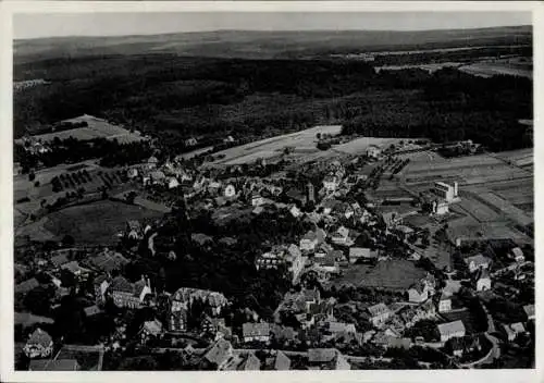 Ak Schömberg im Schwarzwald Württemberg, Fliegeraufnahme