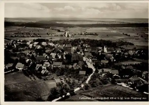 Ak Loßburg im Schwarzwald, Fliegeraufnahme